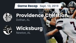 Recap: Providence Christian  vs. Wicksburg  2019