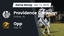 Recap: Providence Christian  vs. Opp  2019