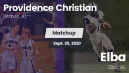 Matchup: Providence vs. Elba  2020