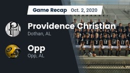 Recap: Providence Christian  vs. Opp  2020