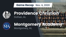 Recap: Providence Christian  vs. Montgomery Academy  2020