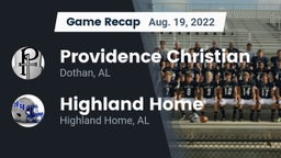 Recap: Providence Christian  vs. Highland Home  2022