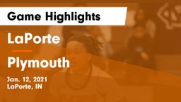 LaPorte  vs Plymouth  Game Highlights - Jan. 12, 2021