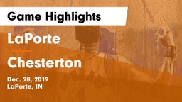 LaPorte  vs Chesterton  Game Highlights - Dec. 28, 2019