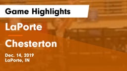 LaPorte  vs Chesterton  Game Highlights - Dec. 14, 2019