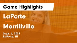 LaPorte  vs Merrillville  Game Highlights - Sept. 6, 2022