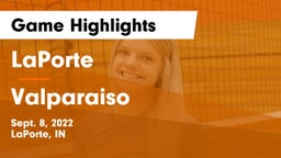 LaPorte  vs Valparaiso  Game Highlights - Sept. 8, 2022