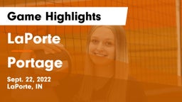 LaPorte  vs Portage  Game Highlights - Sept. 22, 2022