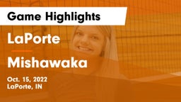 LaPorte  vs Mishawaka  Game Highlights - Oct. 15, 2022