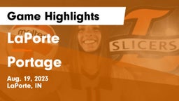 LaPorte  vs Portage  Game Highlights - Aug. 19, 2023
