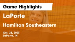 LaPorte  vs Hamilton Southeastern  Game Highlights - Oct. 28, 2023