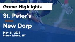 St. Peter's  vs New Dorp  Game Highlights - May 11, 2024