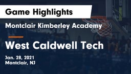Montclair Kimberley Academy vs West Caldwell Tech Game Highlights - Jan. 28, 2021