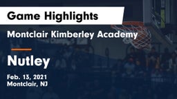 Montclair Kimberley Academy vs Nutley  Game Highlights - Feb. 13, 2021