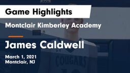 Montclair Kimberley Academy vs James Caldwell  Game Highlights - March 1, 2021