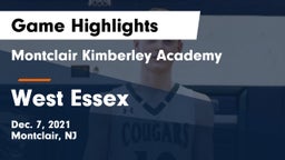 Montclair Kimberley Academy vs West Essex  Game Highlights - Dec. 7, 2021