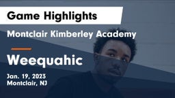 Montclair Kimberley Academy vs Weequahic  Game Highlights - Jan. 19, 2023
