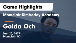 Montclair Kimberley Academy vs Golda Och Game Highlights - Jan. 20, 2023