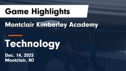 Montclair Kimberley Academy vs Technology  Game Highlights - Dec. 14, 2023