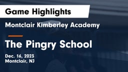 Montclair Kimberley Academy vs The Pingry School Game Highlights - Dec. 16, 2023