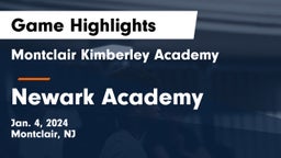 Montclair Kimberley Academy vs Newark Academy Game Highlights - Jan. 4, 2024