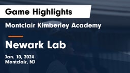 Montclair Kimberley Academy vs Newark Lab Game Highlights - Jan. 10, 2024