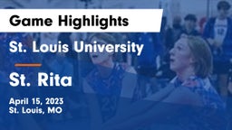 St. Louis University  vs St. Rita  Game Highlights - April 15, 2023