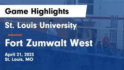 St. Louis University  vs Fort Zumwalt West  Game Highlights - April 21, 2023