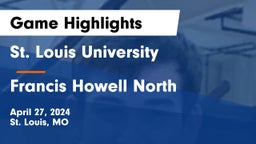 St. Louis University  vs Francis Howell North  Game Highlights - April 27, 2024