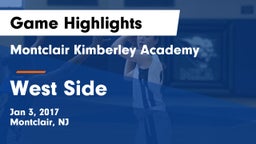 Montclair Kimberley Academy vs West Side Game Highlights - Jan 3, 2017