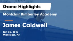 Montclair Kimberley Academy vs James Caldwell  Game Highlights - Jan 26, 2017