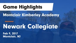 Montclair Kimberley Academy vs Newark Collegiate Game Highlights - Feb 9, 2017