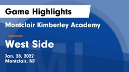Montclair Kimberley Academy vs West Side  Game Highlights - Jan. 28, 2022