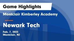 Montclair Kimberley Academy vs Newark Tech  Game Highlights - Feb. 7, 2023