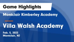 Montclair Kimberley Academy vs Villa Walsh Academy  Game Highlights - Feb. 5, 2023