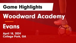 Woodward Academy vs Evans  Game Highlights - April 18, 2024