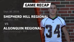 Recap: Shepherd Hill Regional  vs. Algonquin Regional  2016