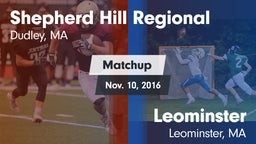 Matchup: Shepherd Hill vs. Leominster  2016