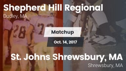 Matchup: Shepherd Hill vs. St. Johns  Shrewsbury, MA 2017