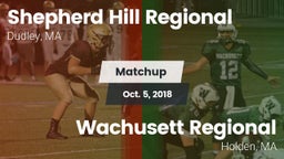 Matchup: Shepherd Hill vs. Wachusett Regional  2018