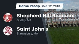 Recap: Shepherd Hill Regional  vs. Saint John's  2018