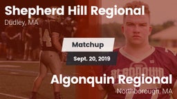 Matchup: Shepherd Hill vs. Algonquin Regional  2019
