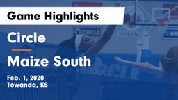 Circle  vs Maize South  Game Highlights - Feb. 1, 2020