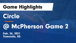 Circle  vs @ McPherson Game 2 Game Highlights - Feb. 26, 2021