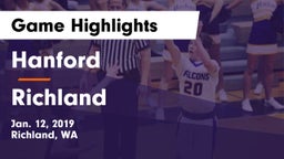 Hanford  vs Richland  Game Highlights - Jan. 12, 2019
