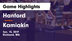Hanford  vs Kamiakin  Game Highlights - Jan. 15, 2019