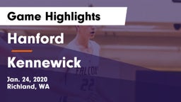 Hanford  vs Kennewick  Game Highlights - Jan. 24, 2020