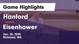 Hanford  vs Eisenhower  Game Highlights - Jan. 28, 2020