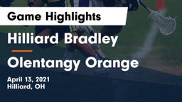 Hilliard Bradley  vs Olentangy Orange  Game Highlights - April 13, 2021