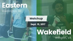 Matchup: Eastern  vs. Wakefield  2017